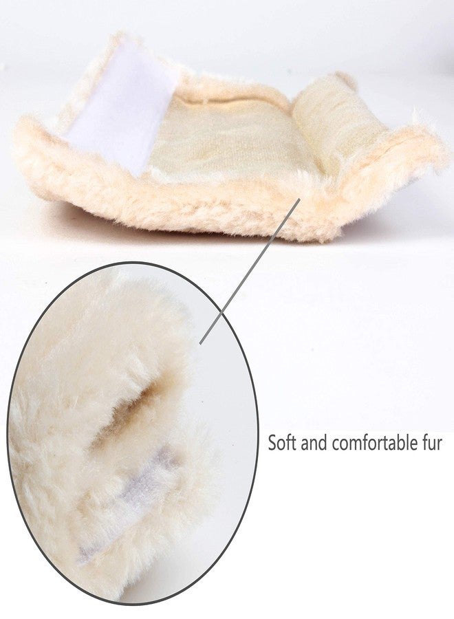 MOONET 2 Packs Car Seatbelt Covers Shoulder Pad for More Comfortable Driving, Universal Seat Belt Cover for Handbag Camera Backpack Straps, Soft Faux Sheepskin Wool Seat Belt Cushion (Beige) - Image 5